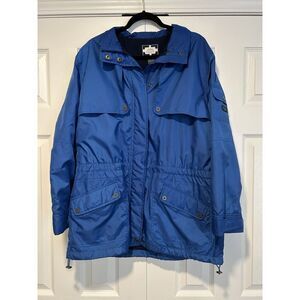 Ralph Lauren Naval Supply Company Jacket Mens L Blue‎ Lined Windbreaker Sailing